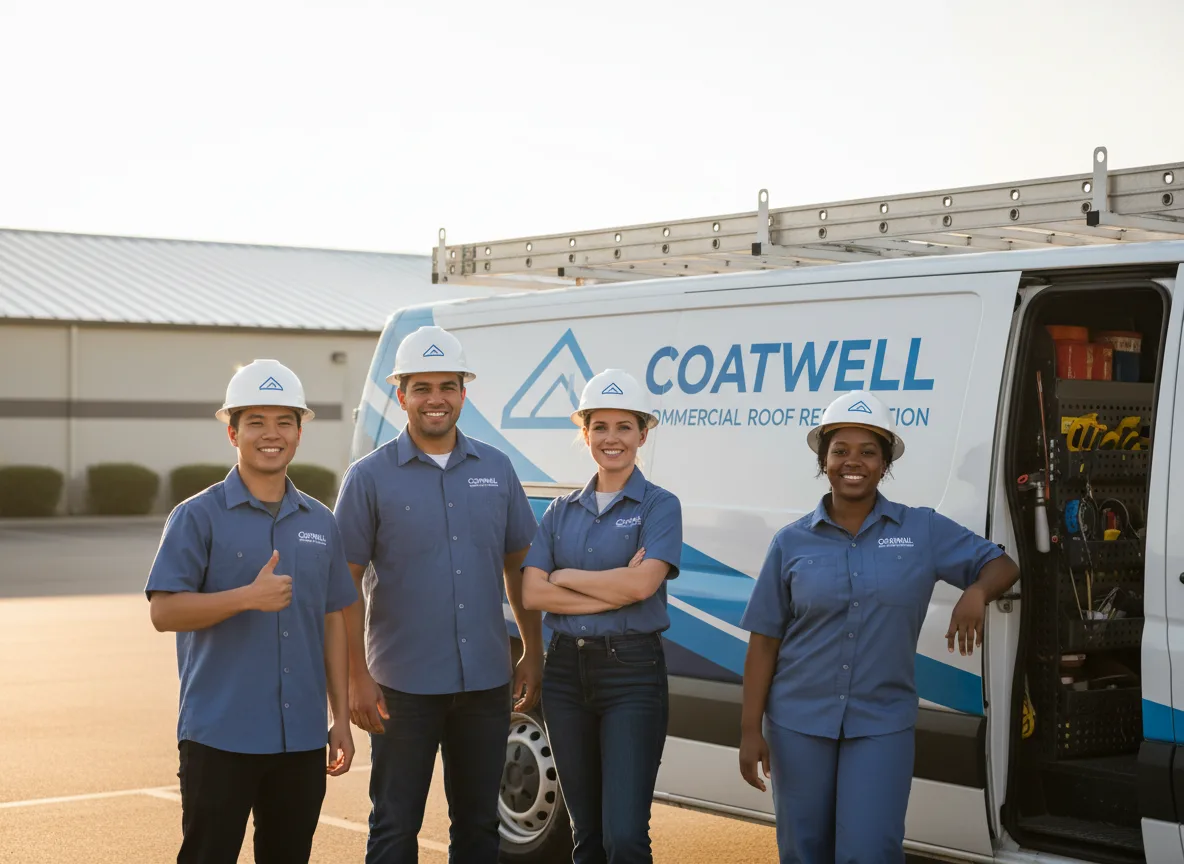Commercial roof coating company in Meservey, IA